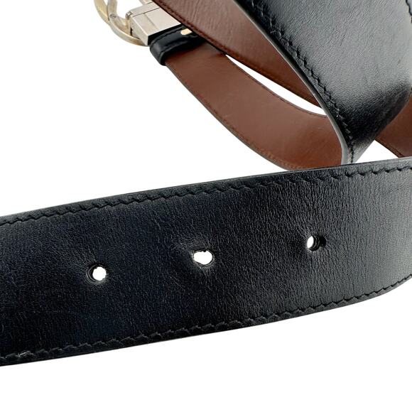 Gucci Interlocking G Logo Belt - Black - Picture 11 of 11